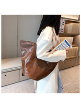 Desig Ner PU Leather Large Capacity Shopping Tote Bag